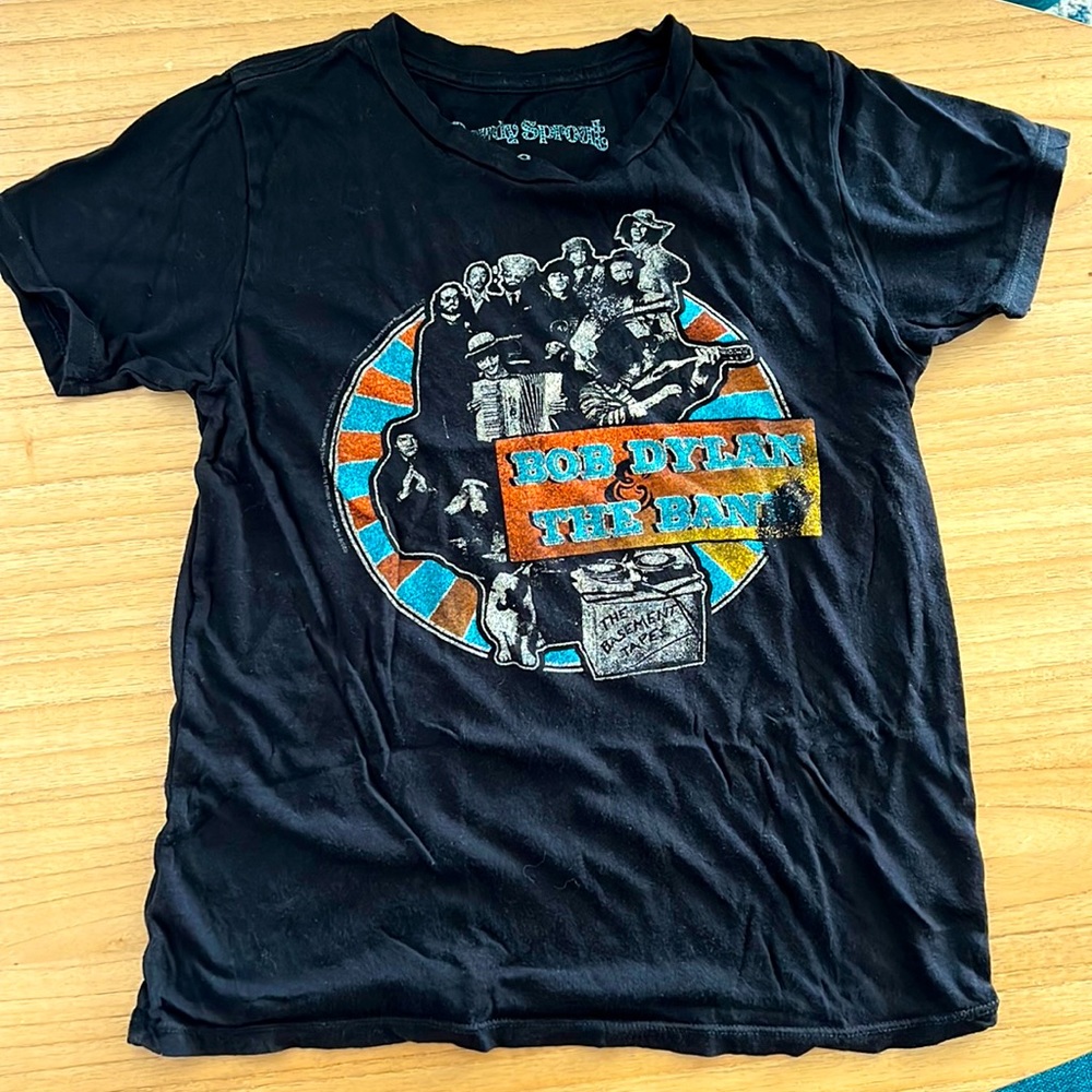 Rowdy Sprout soft raglan t-shirt KIDS size8 Dylan & The Band